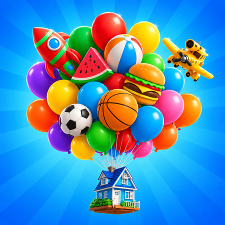 Merge 3D Balloons