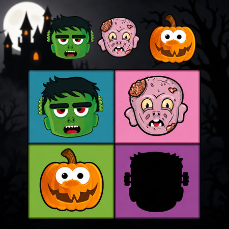 Halloween Scarry Heads