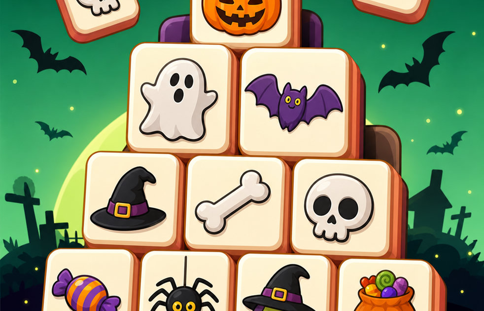 Halloween Mahjong Tiles